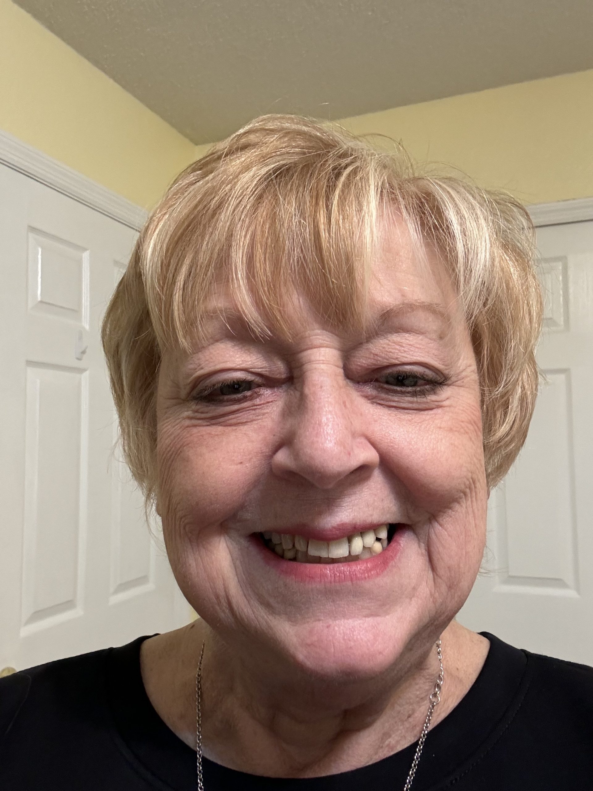 Bernice Bundren smiling in a close-up selfie