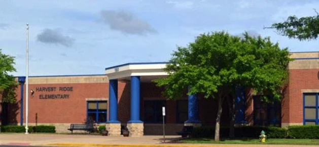 Front of Harvest Ridge Elementary School