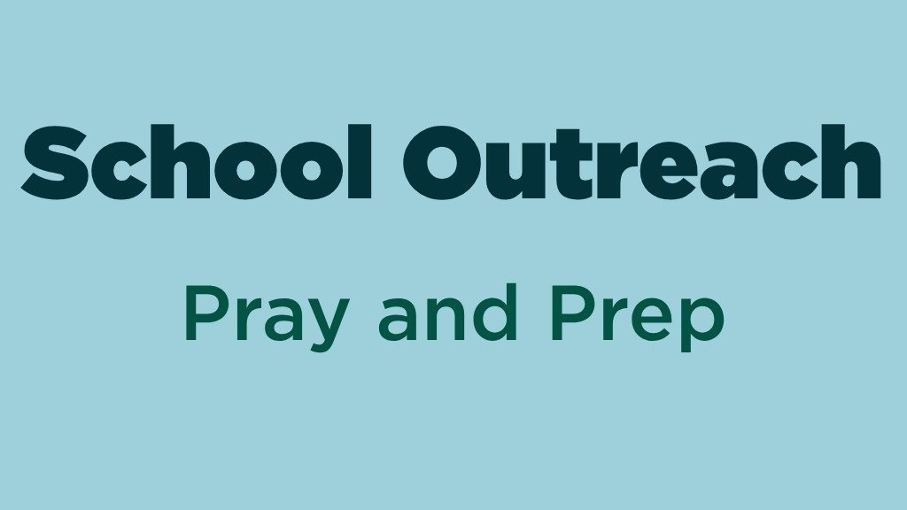 Monthly Pray and Prep for School Events